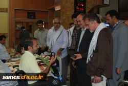 عیادت از جانبازان دفاع مقدس