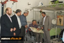 عیادت از جانبازان دفاع مقدس