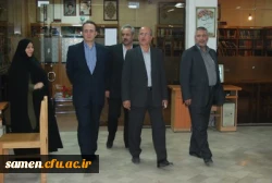 با زدید رئیس محترم دانشگاه فرهنگیان از مر کز آموزش عالی ثامن الحجج (ع) مشهد