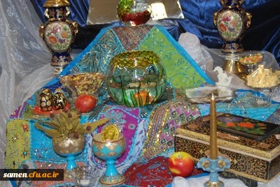 برگزاری مسابقه هنری سفره هفت سین در مرکز آموزش عالی ثامن الحجج (ع)مشهد مقدس