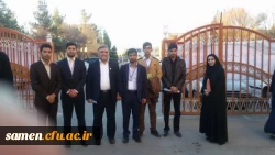 مصطفی علیزاده دبیر شورای صنفی مر کز آموزش عالی ثامن الحجج ( ع) مشهد