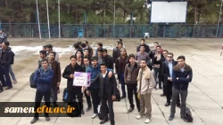 حضوردانشجویان مرکز آموزش عالی ثامن الحجج ( ع) در دوره مدیریت اردویی