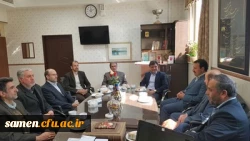 دیدار  اعضای بسیج اساتید با رئیس مرکز