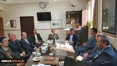 دیدارمسؤل   و  اعضای بسیج اساتید با دکتر میر شجاعیان رئیس مرکز آموزش عالی ثامن الحجج ( ع)