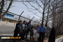 برگزاری آیین  حسنه مراسم درختکاری در دانشگاه فرهنگیان خراسان رضوی  واحد ثامن الحجج ( ع) مشهد مقدس   2