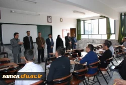 حضور ریاست و کارکنان دانشگاه فرهنگیان واحد ثامن الحجج (ع) مشهد در کلاس های آموزشی و دیدار با اساتید و دانشجویان