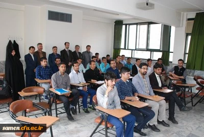 حضور ریاست و کارکنان دانشگاه فرهنگیان واحد ثامن الحجج (ع) مشهد در کلاس های آموزشی و دیدار با اساتید و دانشجویان