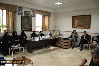 دیدار دکتر نیری معاون آموزشی دانشگاه فرهنگیان  پردیس شهید بهشتی به همراه جمعی از کارکنان آن پردیس با دکتر میرشجاعیان