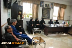 دیدار دکتر نیری معاون آموزشی دانشگاه فرهنگیان  پردیس شهید بهشتی به همراه جمعی از کارکنان آن پردیس با دکتر میرشجاعیان