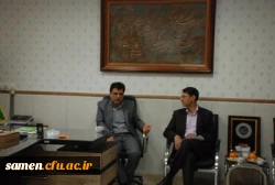 دیدار دکتر نیری معاون آموزشی دانشگاه فرهنگیان  پردیس شهید بهشتی به همراه جمعی از کارکنان آن پردیس با دکتر میرشجاعیان