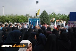 افتتاحیه نمایشگاه صنایع دستی و هنرهای سنتی تجسمی با حضور دکتر کاظمی مدیر کل آموزش و پرورش خراسان رضوی در دانشگاه فرهنگیان واحد ثامن الحجج (ع)