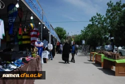 افتتاحیه نمایشگاه صنایع دستی و هنرهای سنتی تجسمی با حضور دکتر کاظمی مدیر کل آموزش و پرورش خراسان رضوی در دانشگاه فرهنگیان واحد ثامن الحجج (ع)