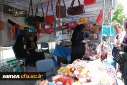 افتتاحیه نمایشگاه صنایع دستی و هنرهای سنتی تجسمی با حضور دکتر کاظمی مدیر کل آموزش و پرورش خراسان رضوی در دانشگاه فرهنگیان واحد ثامن الحجج (ع)