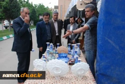 حضور معاون آموزشی پژوهشی مدیریت امور پردیس ها و مراکز دانشگاه فرهنگیان خراسان رضوی در نمایشگاه صنایع دستی و هنرهای تجسمی نارنج و ترنج واحد ثامن الحجج (ع)
