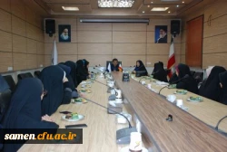 حضور خانم دکتر کاظمی رئیس پردیس شهید هاشمی نژاد و جمعی از دانشجویان پردیس شهید هاشمی نژاد در نمایشگاه صنایع دستی و هنرهای تجسمی سازمان میراث فرهنگی در دانشگاه فرهنگیان واحد ثامن الحجج(ع)