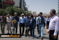 حضور کارکنان و دانشجویان دانشگاه فرهنگیان واحد ثامن الحجج (ع) در مراسم راهپیمایی روز قدس