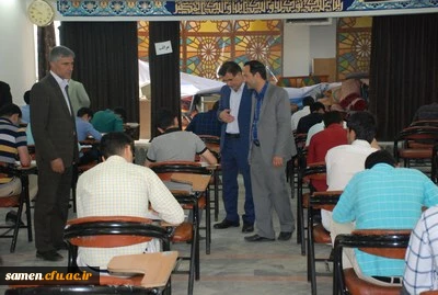 بازدید دکتر مجتبوی از روند امتحانات واحد ثامن الحجج (ع)