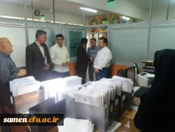 بازدید دکتر نصر آبادی معاونت محترم  آموزشی و پژوهشی مدیر امور پردیسها ی استان