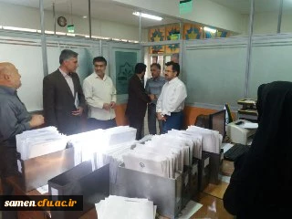 بازدید دکتر نصر آبادی معاونت محترم  آموزشی و پژوهشی مدیر امور پردیسها ی استان