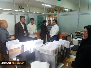 بازدید دکتر نصر آبادی معاونت محترم  آموزشی و پژوهشی مدیر امور پردیسها ی استان