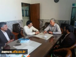 بازدید دکتر نصر آبادی معاونت محترم  آموزشی و پژوهشی مدیر امور پردیسها ی استان