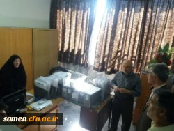 بازدید دکتر نصر آبادی معاونت محترم آموزشی و پژوهشی مدیریت امور پردیسها و مراکز استان