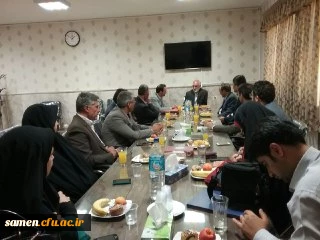 جلسه مشترک فرماندار مشهدو مدیر امور پردیس های دانشگاه فرهنگیان خراسان رضوی و هیات همراه در دفتر مدیریت استانی دانشگاه فرهنگیان خراسان رضوی