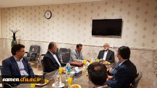 جلسه مشترک فرماندار مشهدو مدیر امور پردیس های دانشگاه فرهنگیان خراسان رضوی و هیات همراه در دفتر مدیریت استانی دانشگاه فرهنگیان خراسان رضوی