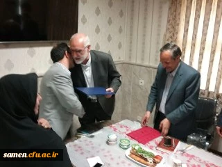 جلسه مشترک فرماندار مشهدو مدیر امور پردیس های دانشگاه فرهنگیان خراسان رضوی و هیات همراه در دفتر مدیریت استانی دانشگاه فرهنگیان خراسان رضوی