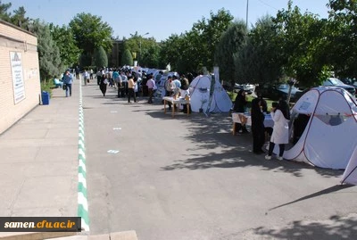 برپایی ایستگاه سلامت مهارت آموزان استخدامی پیمانی