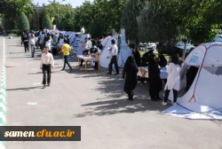 برپایی ایستگاه سلامت مهارت آموزان استخدامی پیمانی
