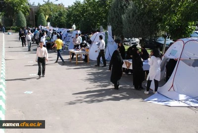 برپایی ایستگاه سلامت مهارت آموزان استخدامی پیمانی