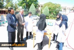 بازدید دکتر نصر آبادی معاونت محترم آموزشی و پژوهشی مدیریت امور پردیسها دانشگاه فرهنگیان خراسان رضوی از پایگاه سلامت مهارت آموزان
