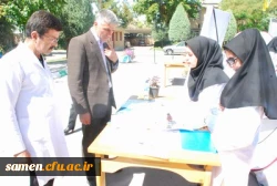 بازدید دکتر نصر آبادی معاونت محترم آموزشی و پژوهشی مدیریت امور پردیسها دانشگاه فرهنگیان خراسان رضوی از پایگاه سلامت مهارت آموزان