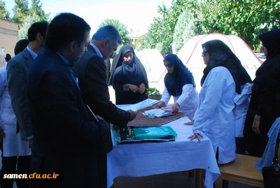 بازدید دکتر نصر آبادی معاونت محترم آموزشی و پژوهشی مدیریت امور پردیسها دانشگاه فرهنگیان خراسان رضوی از پایگاه سلامت مهارت آموزان