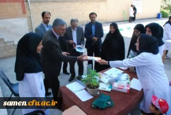 بازدید دکتر نصر آبادی معاونت محترم آموزشی و پژوهشی مدیریت امور پردیسها دانشگاه فرهنگیان خراسان رضوی از پایگاه سلامت مهارت آموزان