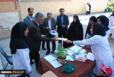 بازدید دکتر نصر آبادی معاونت محترم آموزشی و پژوهشی مدیریت امور پردیسها دانشگاه فرهنگیان خراسان رضوی از پایگاه سلامت مهارت آموزان