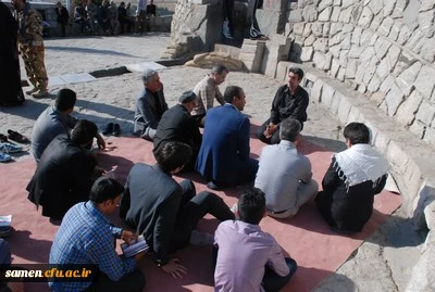 تجدید میثاق کارکنان و دانشجویان دانشگاه فرهنگیان واحد  ثامن الحجج ( ع) مشهد با شهیدان انقلاب اسلامی درهفته دفاع مقدس 
و آغاز سال تحصیلی 97-96