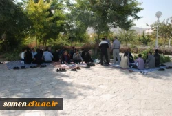 تجدید میثاق کارکنان و دانشجویان دانشگاه فرهنگیان واحد  ثامن الحجج ( ع) مشهد با شهیدان انقلاب اسلامی درهفته دفاع مقدس 
و آغاز سال تحصیلی 97-96