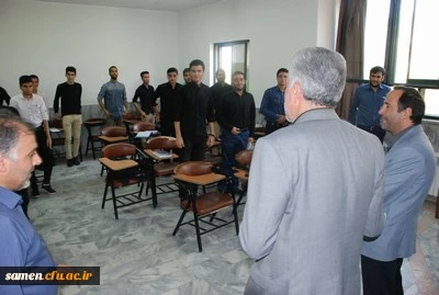 حضور دکتر مجتبوی مدیریت محترم امورپردیسها دانشگاه فرهنگیان خراسان رضوی از کلاسهای آموزشی واحد ثامن الحجج (ع) مشهد