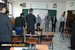 حضور دکتر مجتبوی مدیریت محترم امورپردیسها دانشگاه فرهنگیان خراسان رضوی از کلاسهای آموزشی واحد ثامن الحجج (ع) مشهد