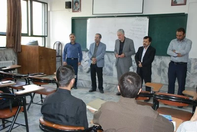 حضور دکتر مجتبوی مدیریت محترم امورپردیسها دانشگاه فرهنگیان خراسان رضوی از کلاسهای آموزشی واحد ثامن الحجج (ع) مشهد