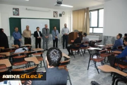 حضور دکتر مجتبوی مدیریت محترم امورپردیسها دانشگاه فرهنگیان خراسان رضوی از کلاسهای آموزشی واحد ثامن الحجج (ع) مشهد