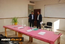 بازدید دکتر مجتبوی از روند برگزاری آغاز مصاحبه سومین دوره مهارت آموزان استخدامی مستخدمان پیمانی سال 1396 در دانشگاه فرهنگیان ثامن الحجج (ع) مشهد