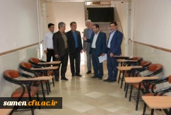 بازدید دکتر مجتبوی از روند برگزاری آغاز مصاحبه سومین دوره مهارت آموزان استخدامی مستخدمان پیمانی سال 1396 در دانشگاه فرهنگیان ثامن الحجج (ع) مشهد