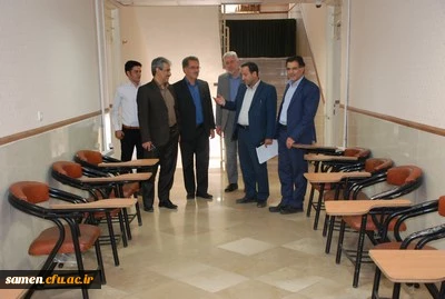 بازدید دکتر مجتبوی از روند برگزاری آغاز مصاحبه سومین دوره مهارت آموزان استخدامی مستخدمان پیمانی سال 1396 در دانشگاه فرهنگیان ثامن الحجج (ع) مشهد