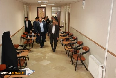 بازدید دکتر کاظمی مدیر کل آموزش و پرورش استان خراسان رضوی از روند برگزاری مصاحبه سومین دوره مهارت آموزان استخدامی پیمانی سال 1396