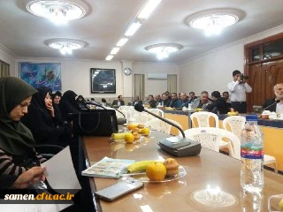 جلسه تکریم و معارفه مدیران گروه های آموزشی دانشگاه فرهنگیان خراسان رضوی