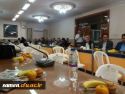 جلسه تکریم و معارفه مدیران گروه های آموزشی دانشگاه فرهنگیان خراسان رضوی