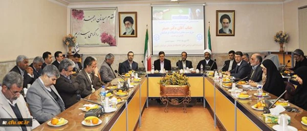 حضور دکتر خنیفر در جمع اساتید دانشگاه فرهنگیان خراسان رضوی